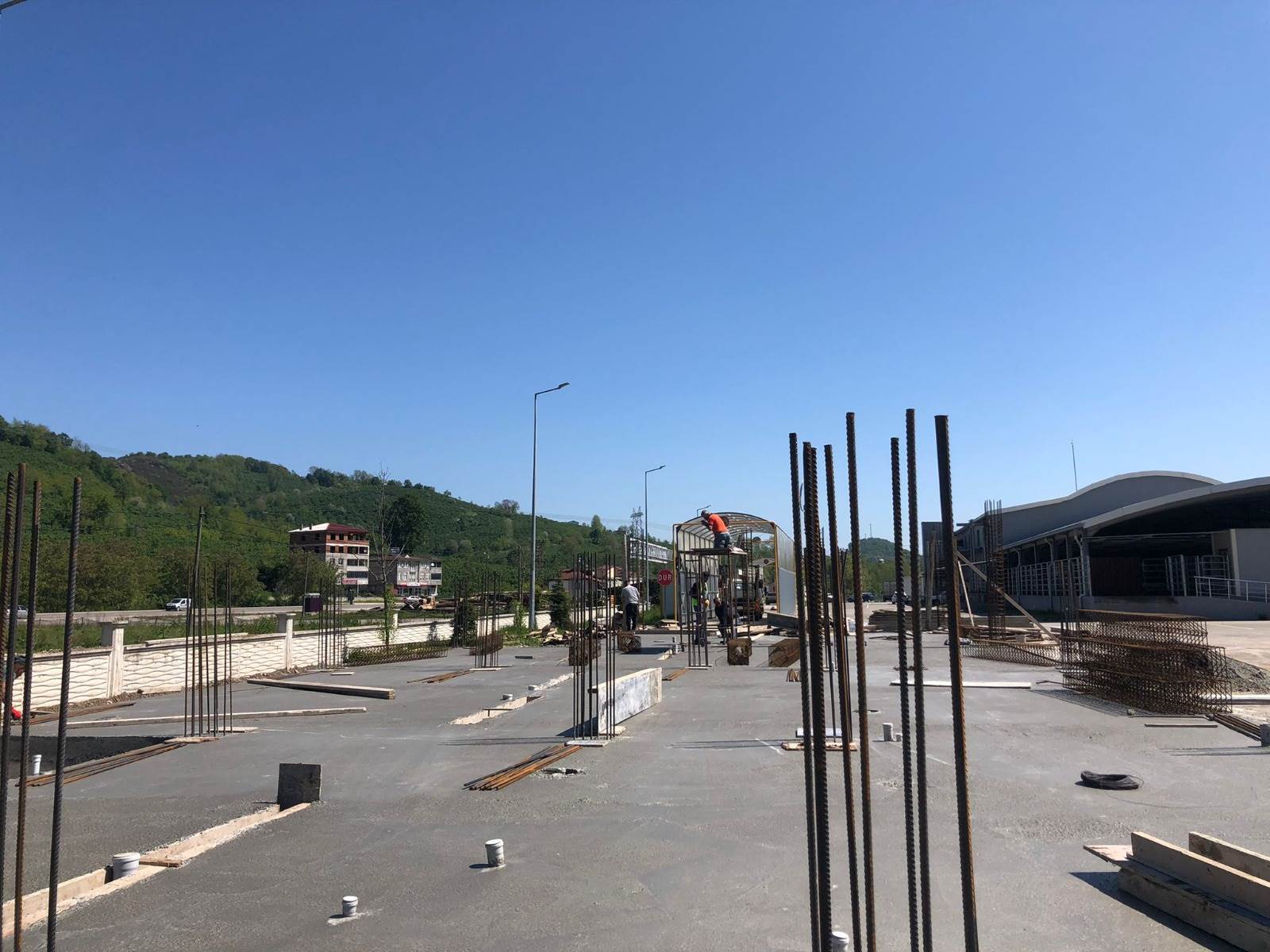 KAZ KESİM TESİSİ ÇALIŞMALARI SÜRÜYOR